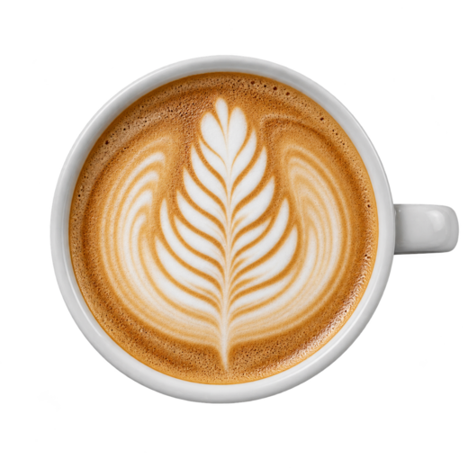 Rosetta latte art example